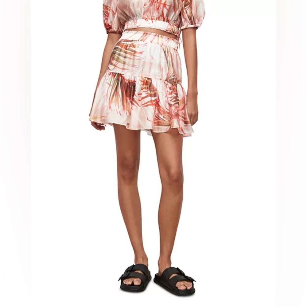 ALLSAINTS Mae Laur Printed Skirt